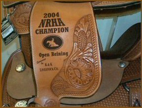 Laser Engraved Trophy Saddle