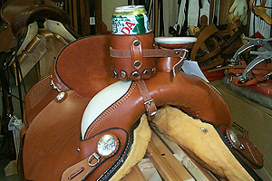 Leather Drink Holder for Your Saddle